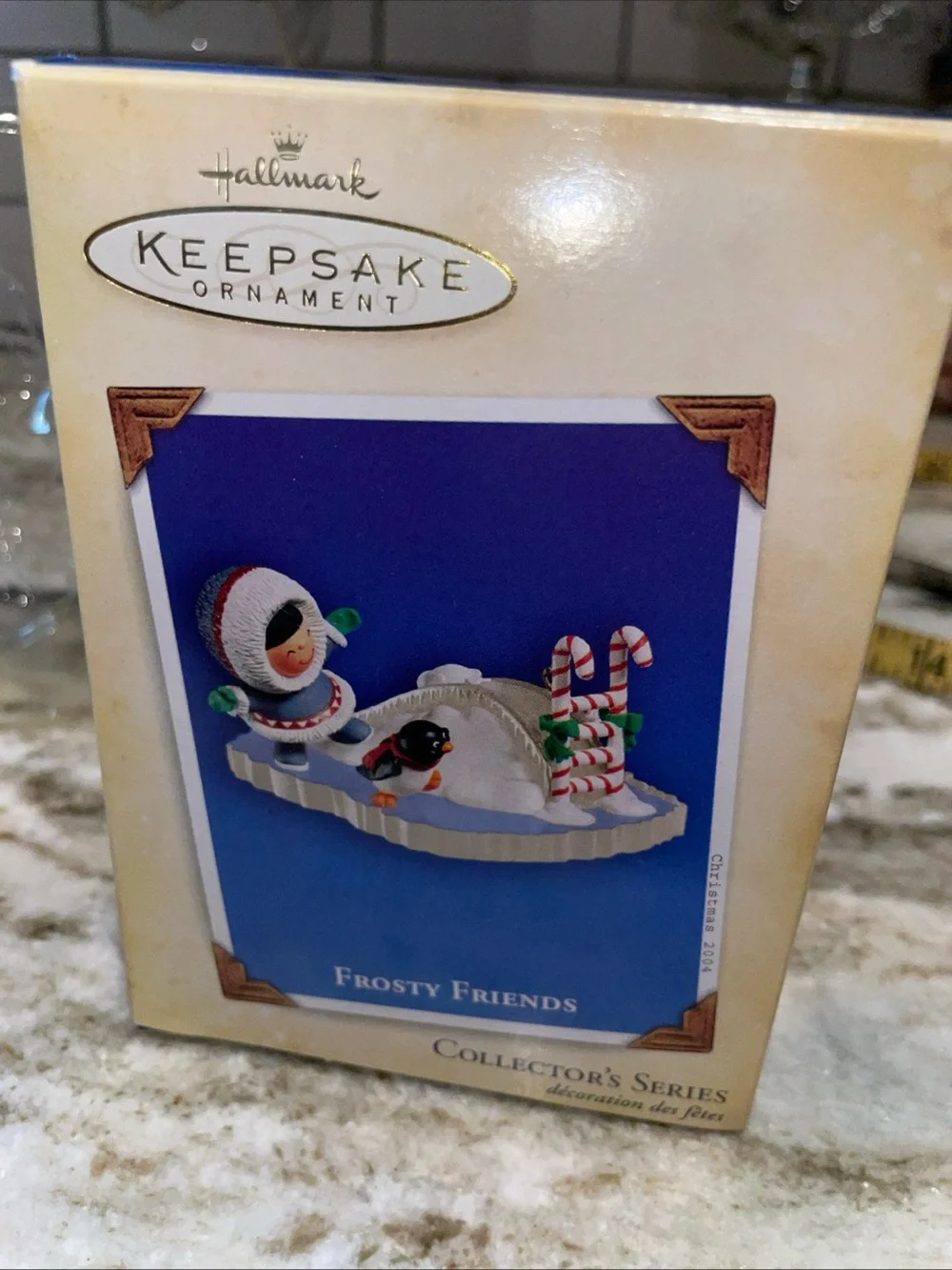 Frosty Friends 2004 #25 Eskimo Penguin Seal Hallmark Ornament - New In Box